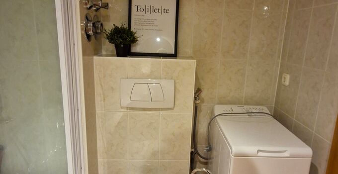 Gästewohnung Bahnhofstraße. 84 Waldheim, Toilette