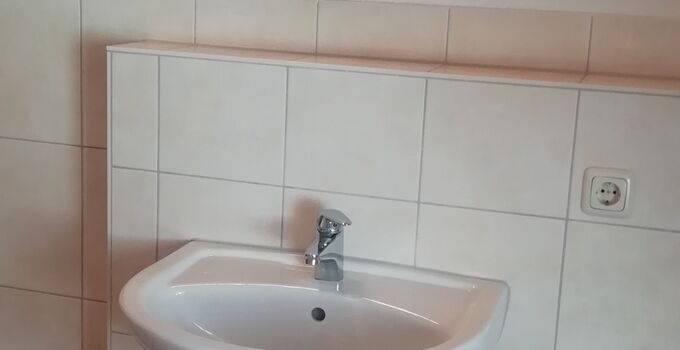 Bad der Auszeitwohnung in der Härtelstr. in Waldheim