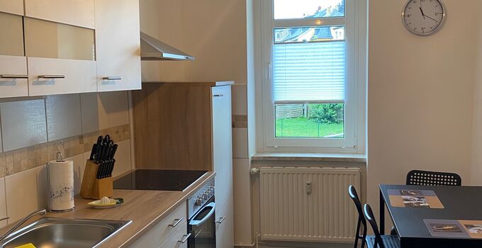 Küche der Gästewohnung in der Oststr. 4 in Waldheim