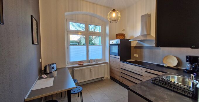 Gästewohnung Bahnhofstraße. 84 Waldheim, Küche