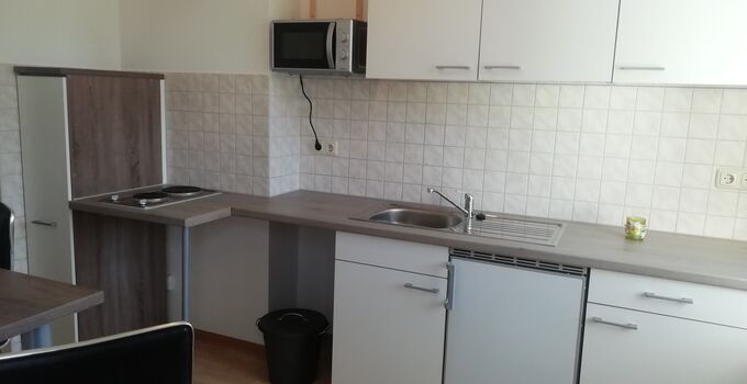 Küche der Auszeitwohnung in der Härtelstr. in Waldheim