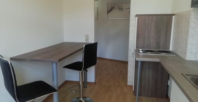 Küche der Auszeitwohnung in der Härtelstr. in Waldheim